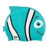 čepice plavecká dětská Acra NEMO tyrkysová