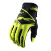 KENNY Cyklistické rukavice BRAVE NEON YELLOW 11, Černá/Žlutá