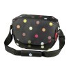 KLICKfix Taška na řidítka FUNBAG DOTS, Černá