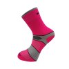 ponožky Progress CYCLING HIGH SOX neon růžová-šedá (Velikost 35-38)