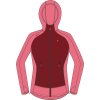 Silvini dámská mikina WJ1311 Divera (Velikost XS, Barva punch-merlot)