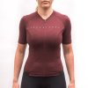 dres dámský FRESH TRASH LITE merino vínový (Velikost L)
