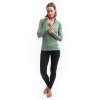 triko dámské dlouhé SENSOR DF merino basil green (Velikost L)