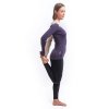 mikina dámská SENSOR Extreme up merino fialovo/béžová (Velikost L)