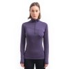mikina dámská SENSOR Extreme up merino fialová (Velikost L)