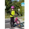bunda FORCE WINDPRO KID neprofuk, fluo-černá 153/164