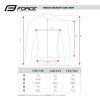 bunda FORCE WINDPRO KID neprofuk, fluo-černá 153/164