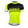 dres FORCE LUX krátký rukáv černo-fluo