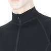 triko dlouhé pánské SENSOR MERINO DOUBLE FACE zip černé (Velikost L)