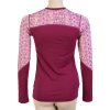 triko dlouhé dámské SENSOR MERINO IMPRESS lila/pattern (Velikost L)