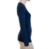 triko dlouhé dámské SENSOR MERINO DOUBLE FACE tm. modré