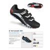 EXUSTAR SM308 Tretry MTB black/white/red v.45