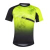 dres FORCE MTB CORE, fluo-černý