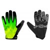 rukavice FORCE MTB CORE letní, fluo-zelené