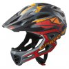 Helma CRATONI C-Maniac Pro Black/Red/Orange Matt - M/L (56-59cm)