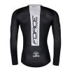 dres F TEAM PRO, dlouhý rukáv, černo-šedý