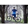 dres FORCE MTB ANGLE kr. rukáv, modrý