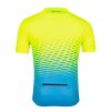 dres FORCE MTB ANGLE kr. rukáv, fluo-modrý