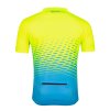 dres FORCE MTB ANGLE kr. rukáv, fluo-modrý