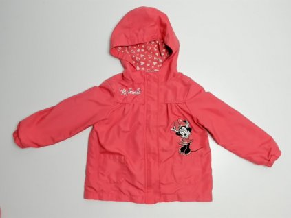 jarnípodzimní růžová bunda s Minnie vel. 104