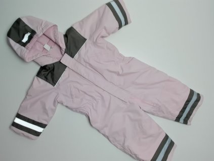 zimní růžová kombinéza H&M vel. 86