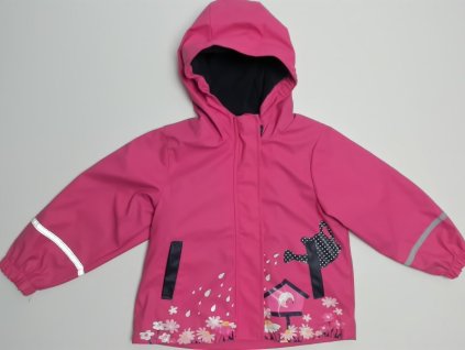 růžová pogumovaná bunda do deště Kiki&Koko
