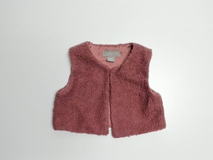 plyšová vesta Primark vel. 74