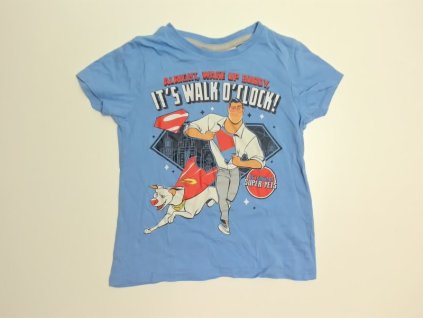 modré tričko s potiskem Superman
