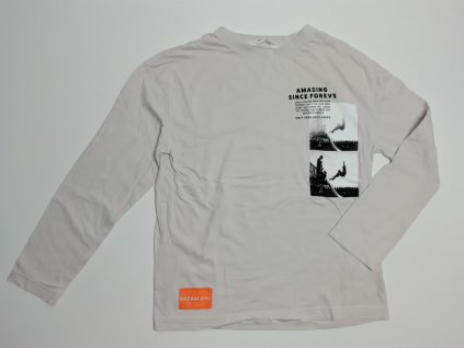 krémové tričko H&M