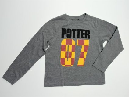 šedé tričko Harry Potter