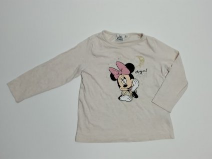 sv. béžové tričko s Minnie Primark