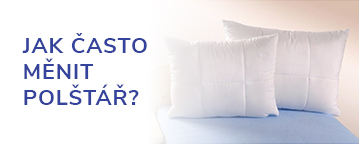 Jak často byste měli měnit svůj polštář?