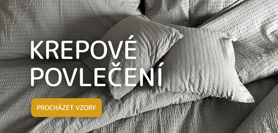 Krepové povlečení
