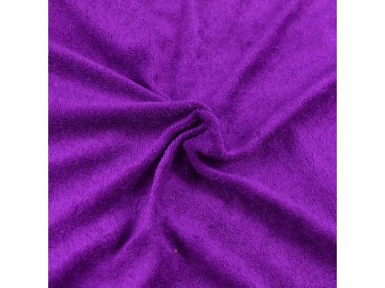 Froté prostěradlo tmavě fialové (Výběr rozměru 220x200cm)
