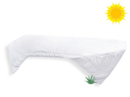 Prodloužená přikrývka Aloe Vera letní