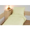 Prodloužené povlečení bavlna UNI 140x220, 70x90cm Světle žlutá (Výběr zapínaní hotelový u