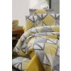 Povlečení krep 140x200, 70x90cm Mystery yellow (Výběr zapínaní zipový uzávěr)
