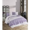 Prodloužené povlečení bavlna 140x220, 70x90cm Madelaine purple (Výběr zapínaní zipový uzá