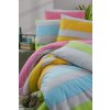 Prodloužené povlečení krep 140x220, 70x90cm Rainbow color (Výběr zapínaní zipový uzávěr)