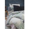 Povlečení francouzské krep 240x200, 70x90 Cosmic grey (Výběr zapínaní zipový uzávěr)