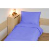 Prodloužené povlečení bavlna UNI 140x220, 70x90cm Modrá (Výběr zapínaní hotelový uzávěr)