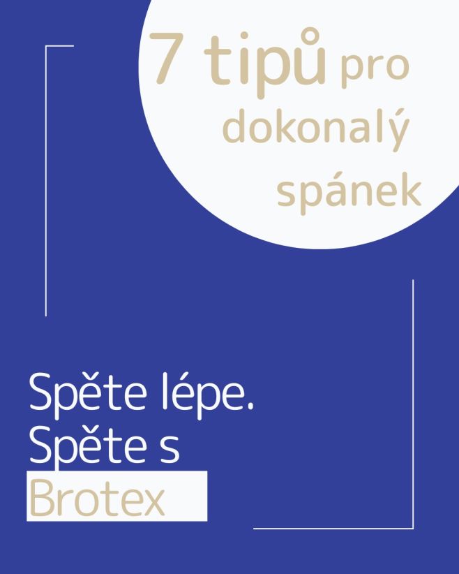 Každý máme jiný recept na dokonalý spánek. Který z tipů funguje nejvíce právě vám? #zdravyspanek #brotex #brotexpisek...