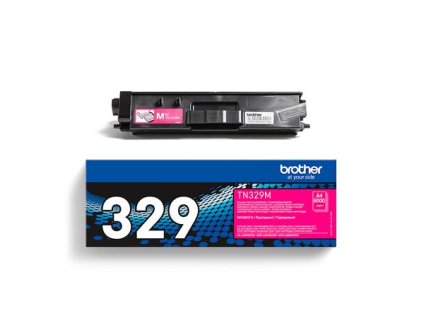 100567 brother tn 329m toner magenta 6 000 str