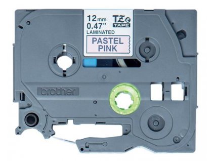 100963 brother tze mqe31 pastelova ruzova cerna 12mm 4m