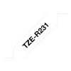 100936 brother tze r231 bila cena 12mm 4m pruhovana