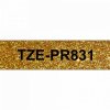 101158 brother tze pr831 cerna zlata 12mm 8m