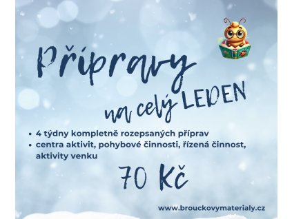 Leden - přípravy