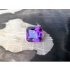 Ametyst broušený kámen, šperkový oktagon úchvatné barvy 4,74ct