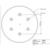 Výsek Ø 150 mm - 6 děr