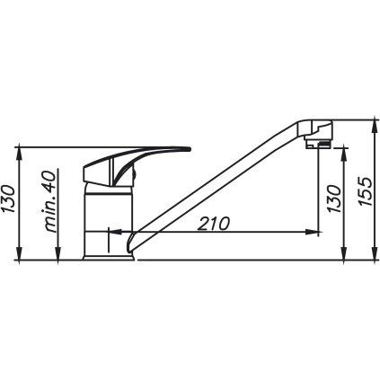 Set Sinks LINEA 600 N milk a PRONTO 1